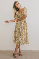 Justine Smocked Midi Dress - FINAL SALE