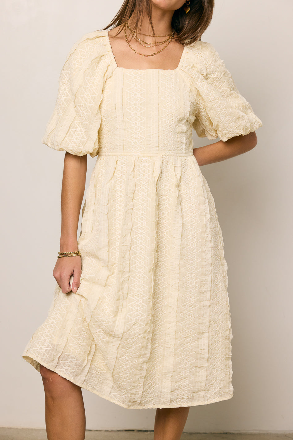 Gillie Textured Mini Dress