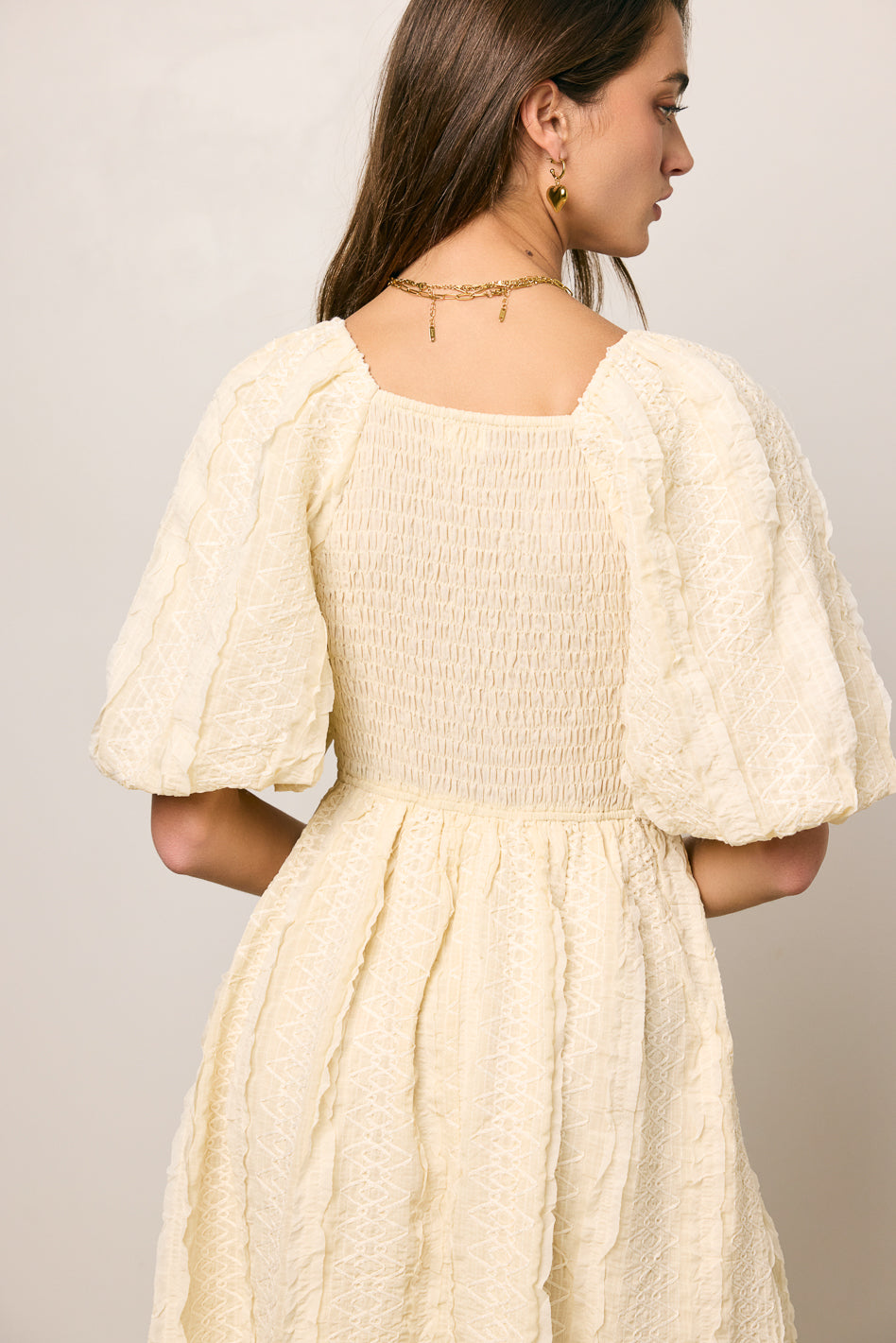 Gillie Textured Mini Dress
