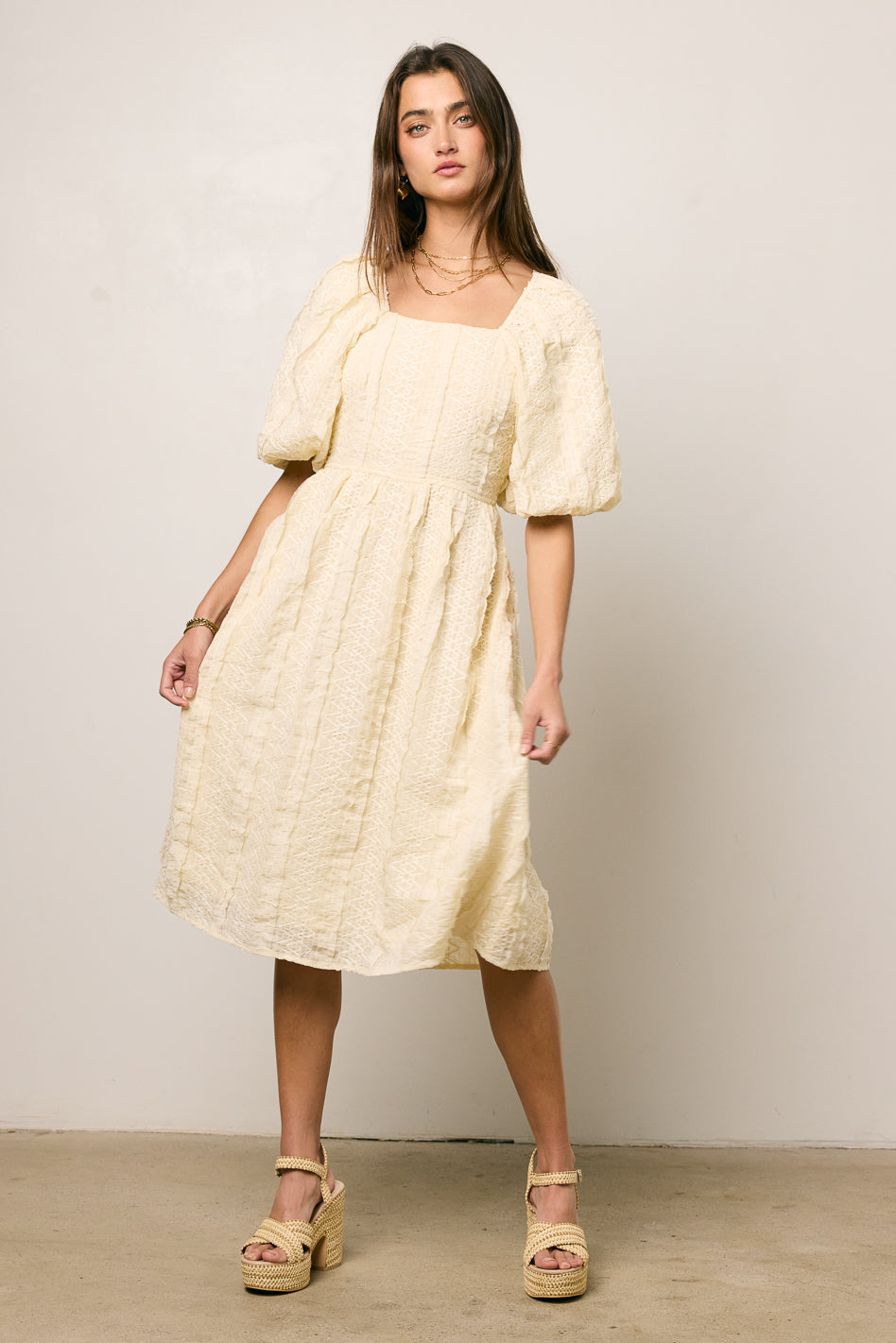 Gillie Textured Mini Dress
