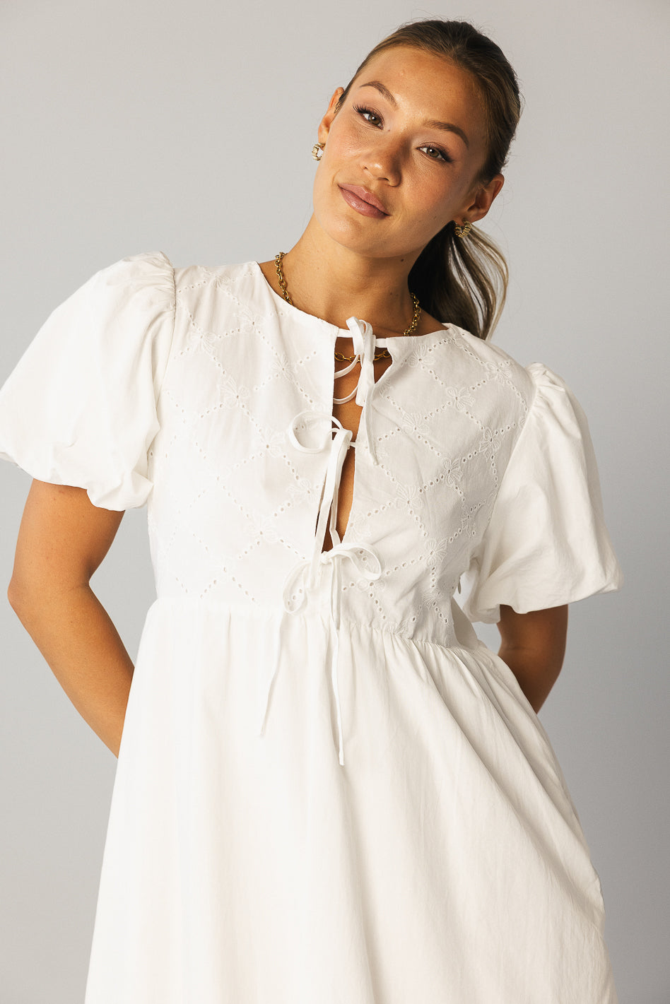 Penn Bow Mini Dress