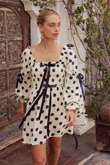 Frances Polka Dot Mini Dress