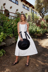 Scarlett Polka Dot Midi Dress